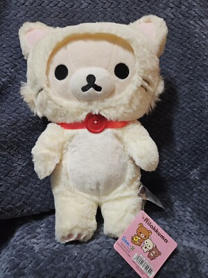 Rilakkuma Cat Plush San-X New With Tags 