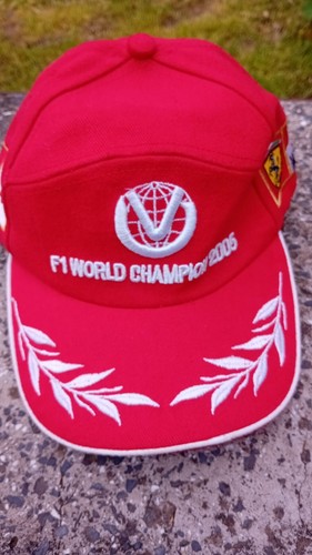 Michael Schumacher Vintage Ferrari F1 World Champion 2005 Strapback Hat