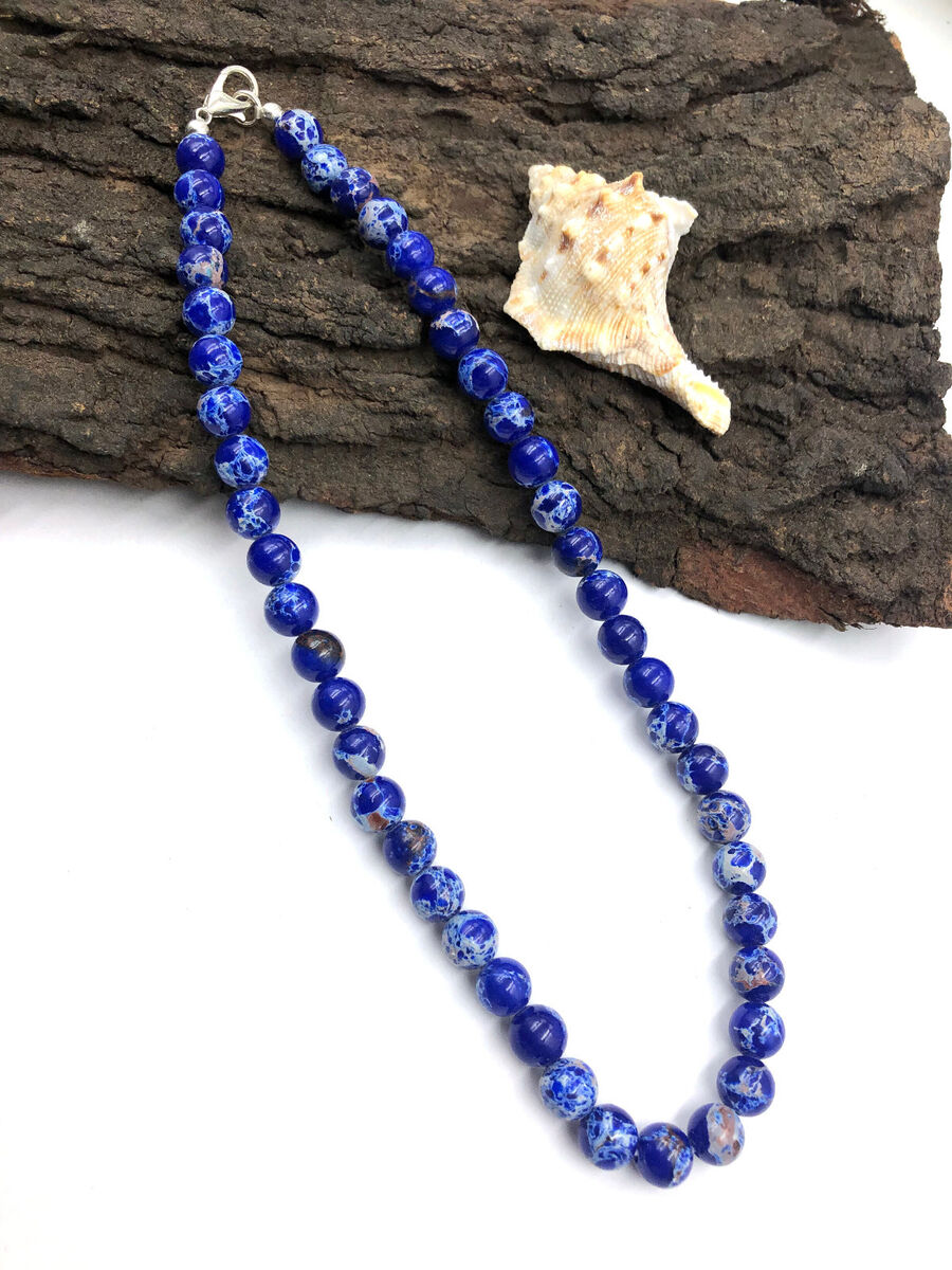 71 Inches Long Hundreds Of Handmade Native American Jewelry Silver Beads Lapis Wrap Around Necklace 71 Inches Long Hundreds Of Handmade Native American Jewelry Silver Beads Lapis Wrap Around Necklace