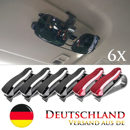 Coche para Audi BMW VW Ford 6x gafas de sol soporte clips accesorios - Imagen 12 de 12
