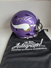 T.J. Hockenson Minnesota Vikings Signed Full-Size Replica Helmet - Beckett COA