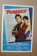 Perfect Lobby Card Movie Poster John Travolta Jamie Lee Curtis