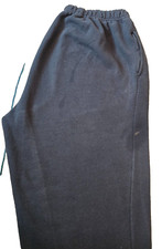 Gildan Cotton Blank Plain Adult Sweatpants Fitted Bottom Black XL Heavy Blend