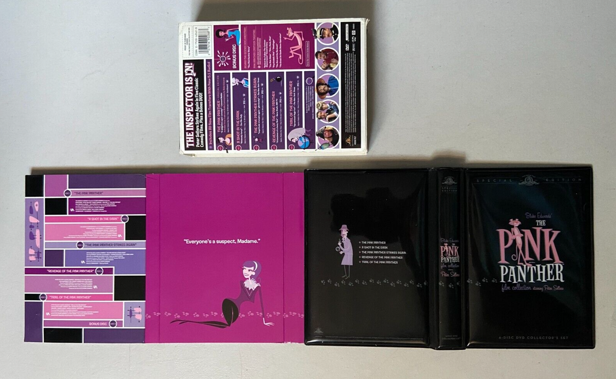 The Pink Panther Film Collection (DVD, 2004, 6-Disc Set) - Used