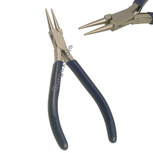 Naso tondo slimline per hobby artigianato formatura pinza strumenti creazione gioielli 4,5" - Foto 2 di 3