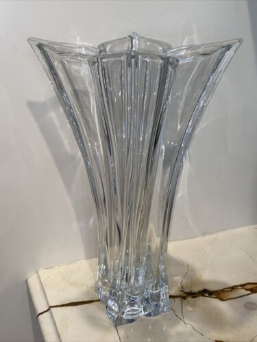 Mikasa Vase Florale 5085941 Without Box  Crystal Made In The Czech. - Picture 1 of 8