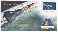 A0-1193-3, 1962, Friendship 7, John Glenn,  FDC, SC 1193, Mercury
