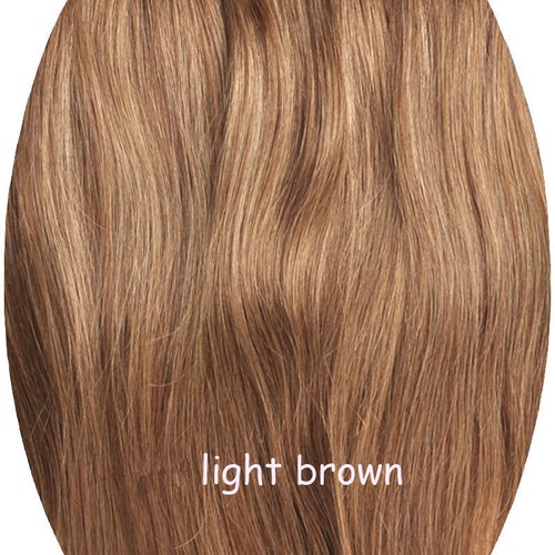 Full Head Remy Clip In Human Hair Extensions One-Piece Custom black Up To 32inch - Picture 26 of 36