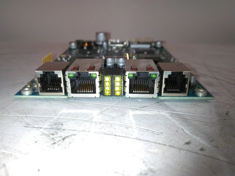 Defective GE 2528-002-A0 20X4348D1L Quad Port Ethernet DSL Control Board AS-IS - Image 4 of 4