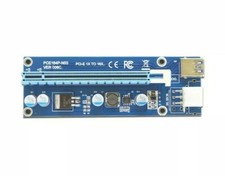 MintCell 4-Pack VER 6-Pin PCIe PCI-E Express 1X to 16X 60cm USB Riser Adapter
