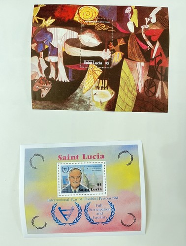 St. Lucia Art Birds MH (Apx 35+) MK6068 - Imagen 2 de 4
