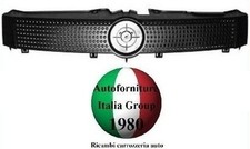 GRIGLIA RADIATORE NERA ANTERIORE PER FIAT PANDA DAL 2003 AL 2011  MOD.ACTIVE