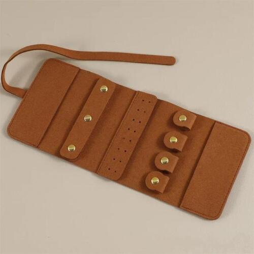Scatola Portagioie Organizer Anello Rettangolare Pelle Multicolore Piccolo Impilabile Regalo - Foto 26 di 38