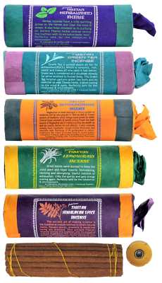 Räucherstäbchen 5er Set Tibetan Spice-Saffron-Lemongrass-Green Tea Incense