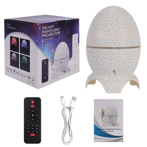 Dinosaur Egg Galaxy Star Projector Starry Light Night Light with Music Player - Bild 3 von 13
