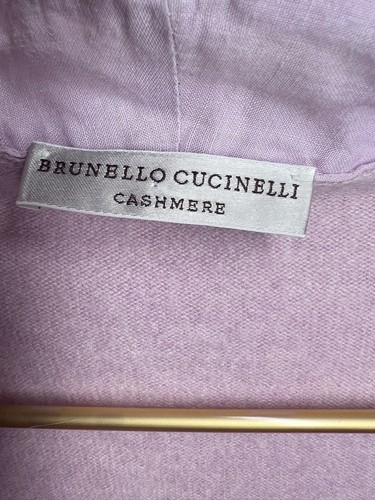 Brunello Cucinelli lila Pullover V-Ausschnitt Pulli Kaschmir - Bild 3 von 10