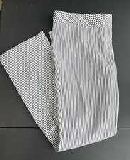 Nine West Blue White Striped Trouser Pants Size 14