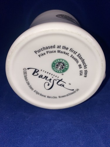 2002 Starbucks Barista Coffee/Tea/Spices Mug, 1st Store Pike Place, Nude Siren - Picture 4 of 4