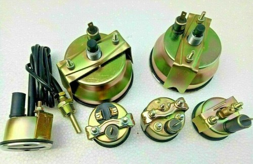 Smiths Kit 52mm Oil Temp Oil Bar Fuel Volt Gauge Kph 100 mm Speedo Tacho Replica - Picture 2 of 5