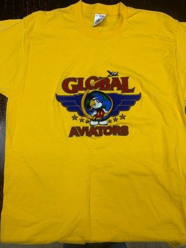 Mickey Disney Collectors Series L Mickey Mouse Global Aviator T-Shirt  - Bild 1 von 7