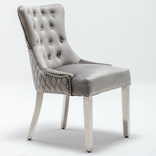 Marble 130, 160, 180 cm Dining Table with 6 Velvet Chairs Black Cream Grey White - Picture 15 of 64