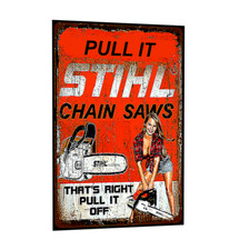 NEW STIHL SLANT LOGO DECAL CHAINSAW. RAMBLER CUP, TOOL BOX,LOCKER STICKER