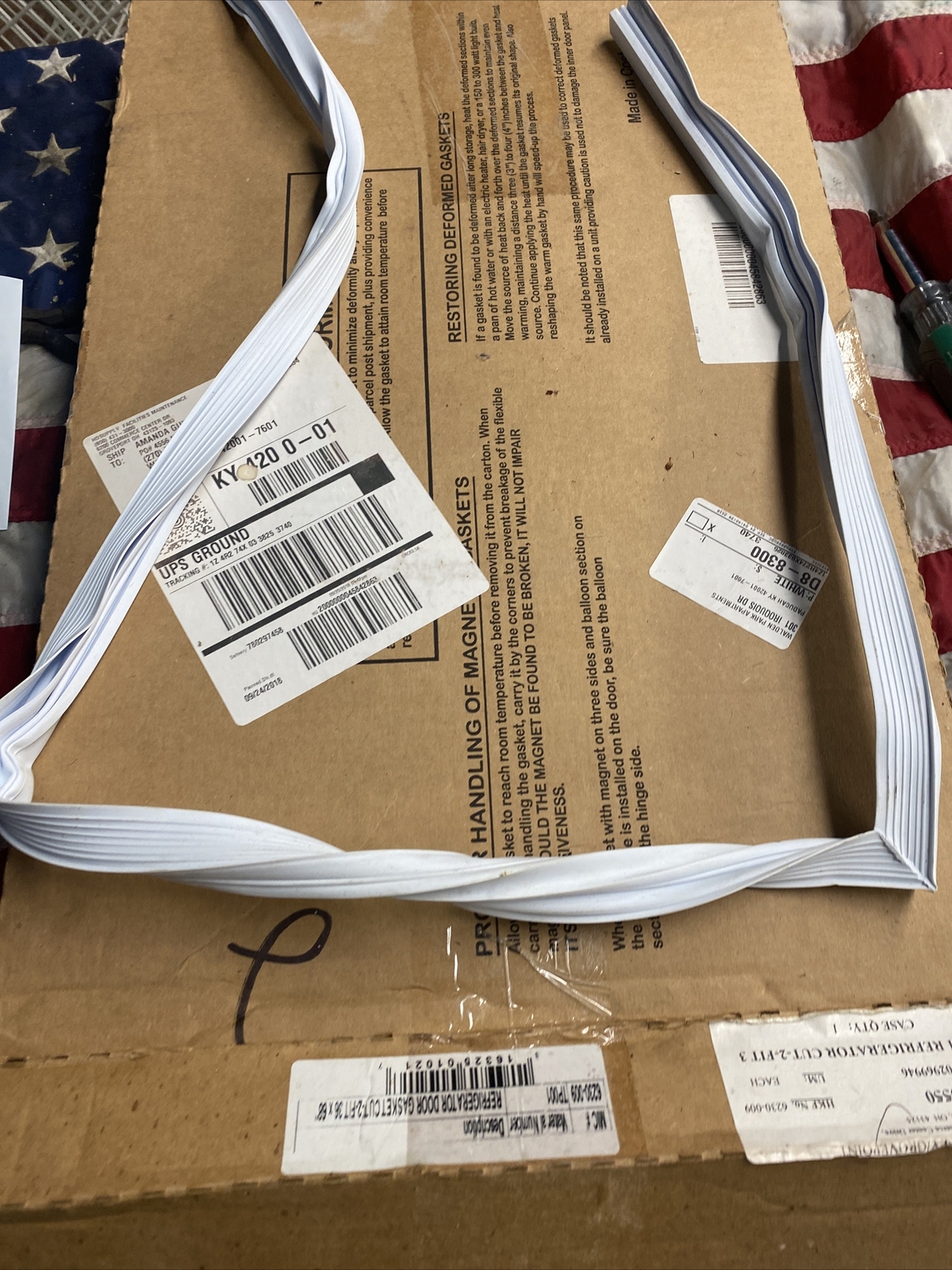 Universal Refrigerator Door Gasket Maximum Door Size 36 x 68" eBay