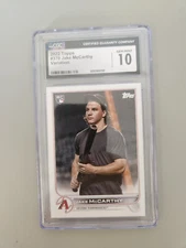 2022 Topps #370 Jake McCarthy Variation CGC 10 GEM MINT