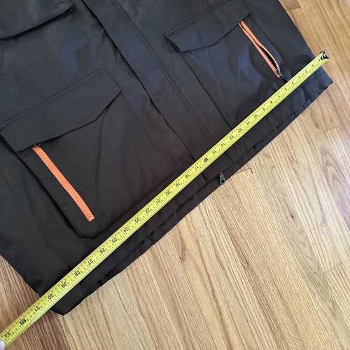 Walls Men’s 3XL Heavy Coat Jacket Dark Brown Full Zip Insulated Reflective - Picture 13 of 15