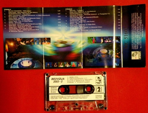 BEOVIZIJA 2003 FESTIVAL YUGOSLAVIA SERBIA MONTENEGRO BOSNIA CASSETTE TAPE # 2 - Picture 2 of 2