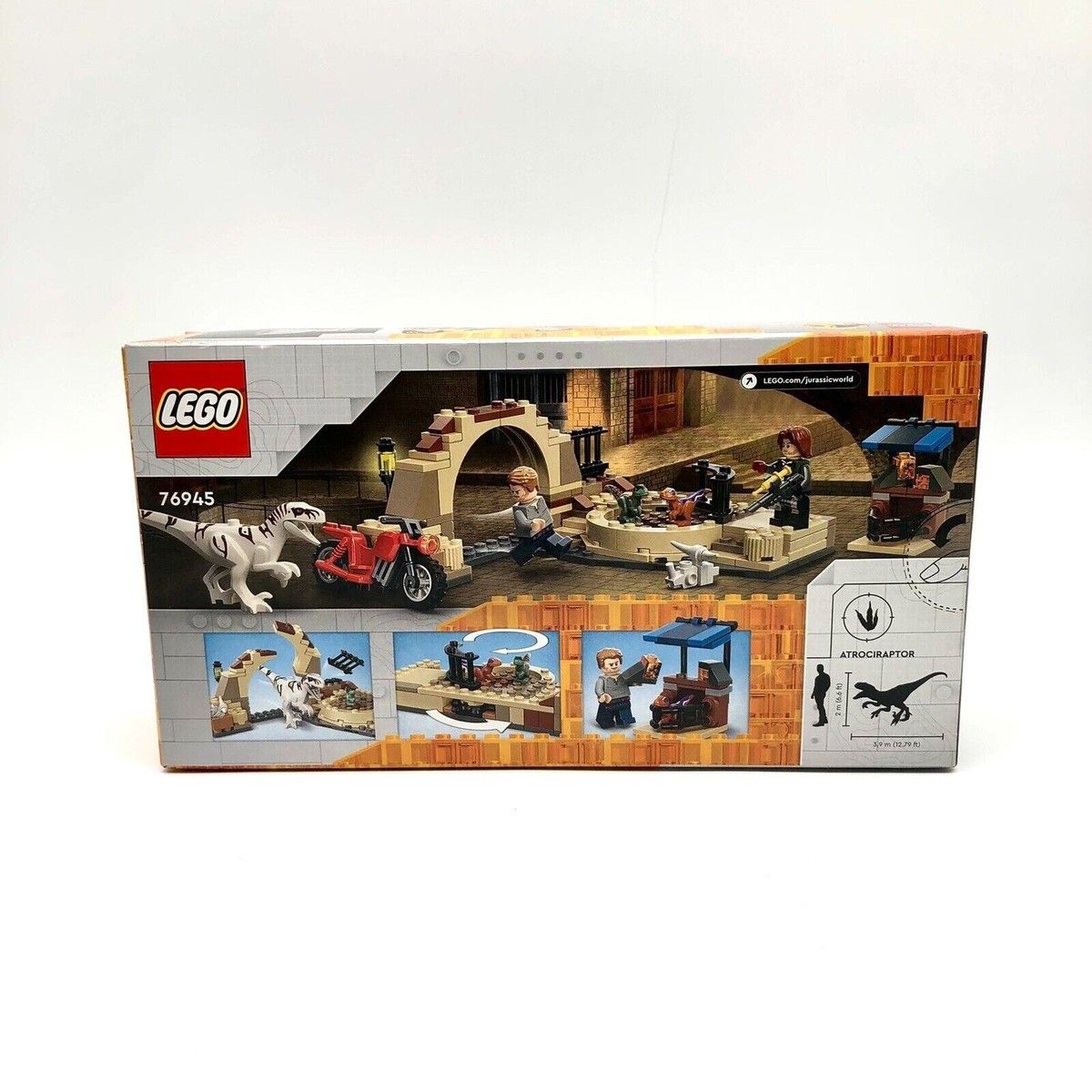 LEGO Jurassic World: Atrociraptor Dinosaur Bike Chase (76945