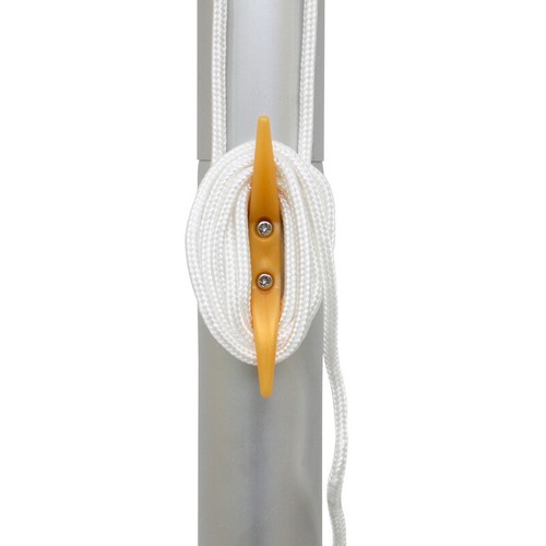 Fahnenmast Halterung Alu FLAGMASTER Fahnen Garten Fahnenstange Flaggenmast 6.5m - Bild 4 von 8