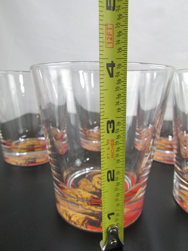 Triple Sec Cointreau Angers Barbecher hohe Kugel Werbung Glas 6er Set - Barware - Bild 12 von 17