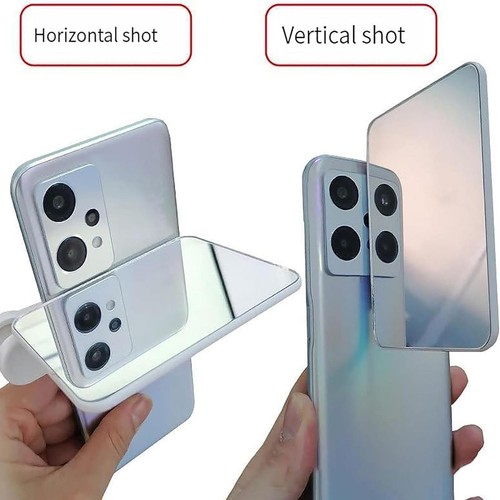 Smartphone Camera Mirror Reflection Clip Kit Cell Phone Camera Accessory - Photo 8 sur 14