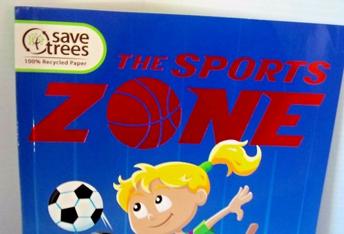 The Sports Zone Coloring And Activity Book On Recycled Paper 2016 Ages 3+ New - Picture 3 of 6