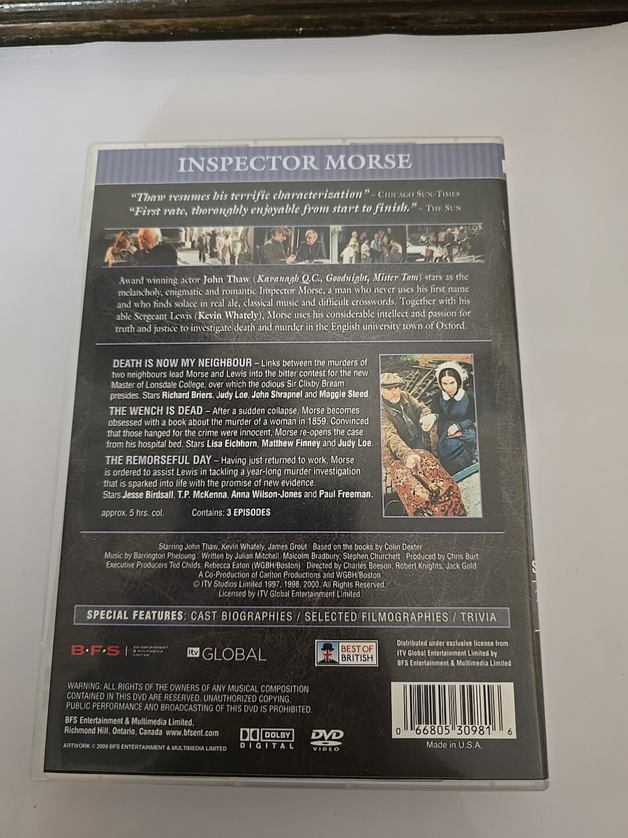 Inspector Morse The Wench Is Dead DVDPBS Mystery Set Eleven