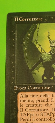 Italian The Wretched Legends Mtg Magic The Gathering 1996 IL Corruttore - Picture 3 of 16