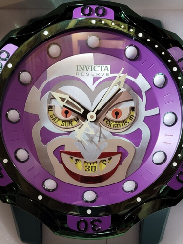 Invicta DC Comics Venom Joker Wall Clock 35141 Limited Edition Multi Color - Picture 2 of 11