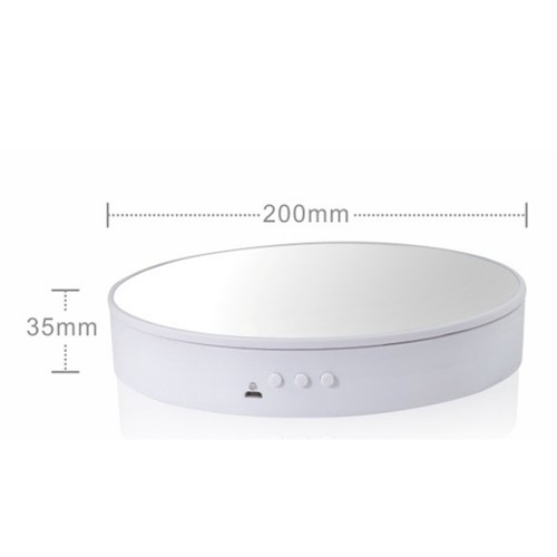20cm Rechargeable Intelligent Visualizer Live Broadcast Motorized Turntable - Picture 16 of 16