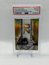 2023 bowman chrome Termarr Johnson gold /50  bowman scouts top 100 pirates