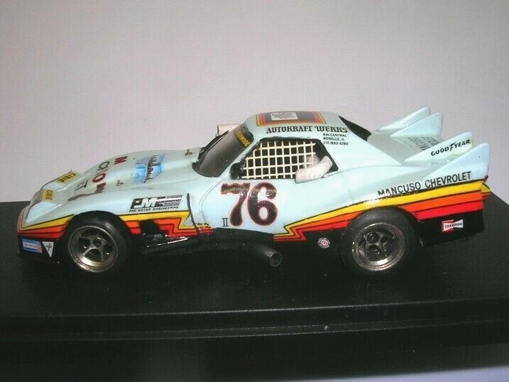 CHEVROLET CORVETTE GREENWOOD MANCUSO 6 H:WATKINS GLEN 1977 DE PIRRO X-AMR 1/43 - Immagine 4 di 4