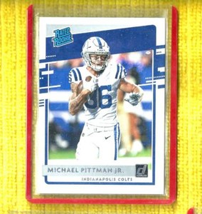 2020 DONRUSS AQUEOUS TEST SSP #322 MICHAEL PITTMAN JR ROOKIE RC COLTS USC J1022
