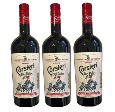 3 Flaschen Corsieri del Palio Vermouth rosso a 0,75 L 16,5 % vol.