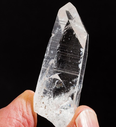 Clear Quartz Crystal Lemurian Points Crystals Colombia 2 pcs. 47-49mm H1363 - Picture 12 of 17