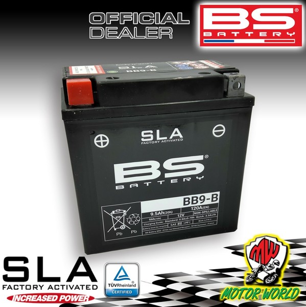 Batterie BS Battery SLA Vorgeaktiviert Aprilia AF1 Futura 50 1990 1991 1992-image