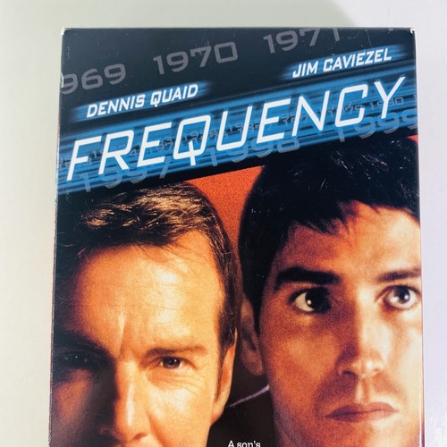 Frequency VHS Tape Movie Full Screen Edition Video Dennis Quaid Jim Caviezel - Picture 3 of 11