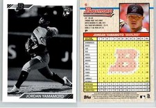 Jordan Yamamoto 2020 Bowman Heritage Black & White #6 Marlins RC Rookie