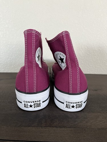 Converse Chuck Taylor AllStar Lift Hi Legend Berry White Womens Sz 10 New in Box - Bild 5 von 8