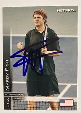 Mardy Fish Signed 2003 Netpro #37 Rookie Card RC Tennis Auto Mardy Fish Signed 2003 Netpro #37 Rookie Card RC Tennis Auto