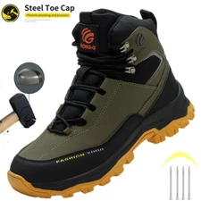 Safety Boots Men Work Indestructible Steel Toe Protective Boots Waterproof boots